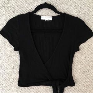 Urban Outfitters black wrap top